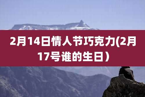2月14日情人节巧克力(2月17号谁的生日）