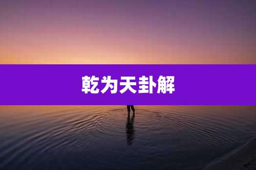 乾为天卦解