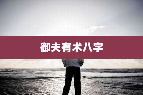 御夫有术八字