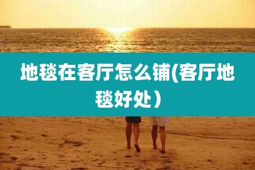 地毯在客厅怎么铺(客厅地毯好处）