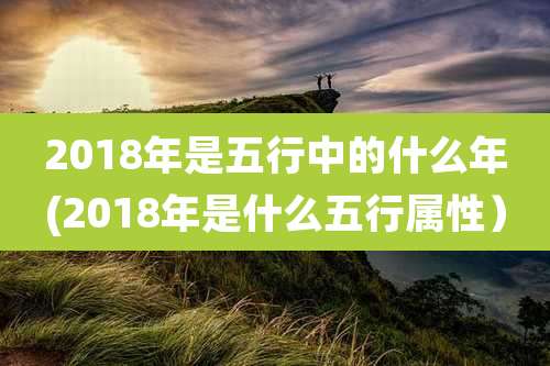 2018年是五行中的什么年(2018年是什么五行属性）