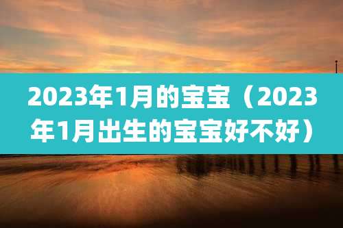 2023年1月的宝宝（2023年1月出生的宝宝好不好）