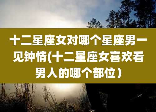 十二星座女对哪个星座男一见钟情(十二星座女喜欢看男人的哪个部位）