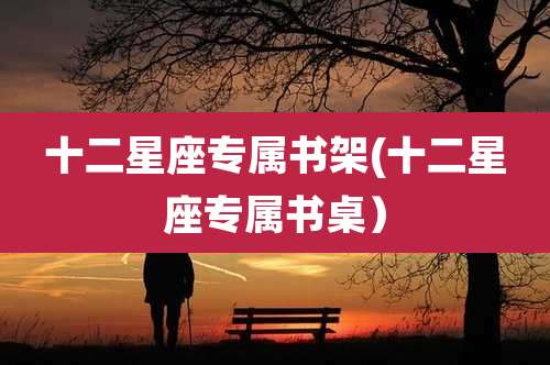 十二星座专属书架(十二星座专属书桌）