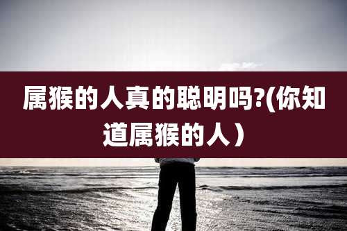 属猴的人真的聪明吗?(你知道属猴的人）