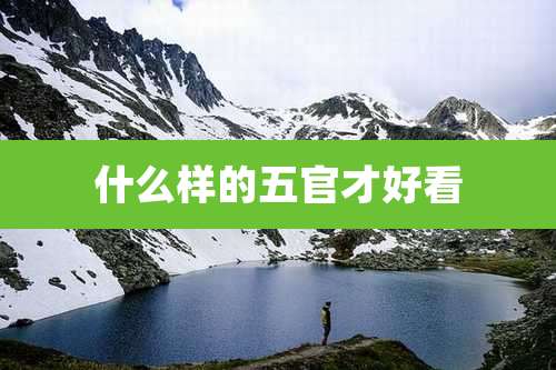 什么样的五官才好看