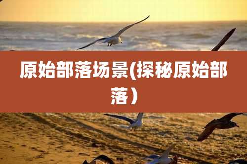 原始部落场景(探秘原始部落)