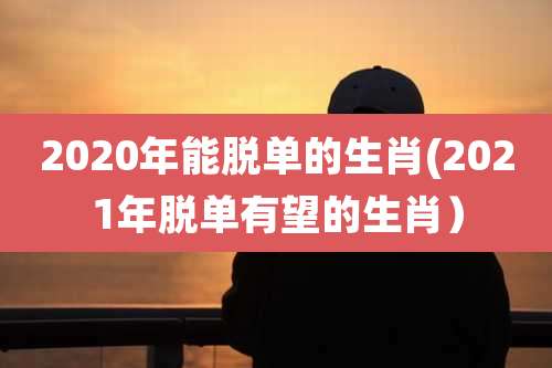 2020年能脱单的生肖(2021年脱单有望的生肖）