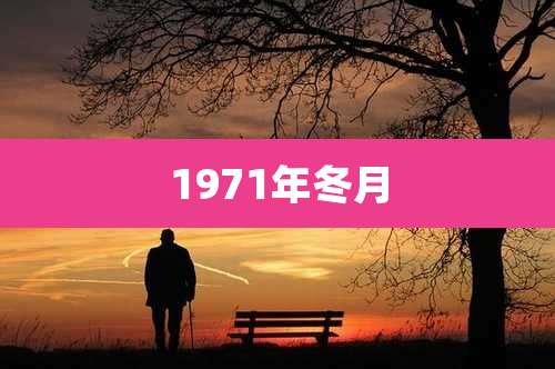 1971年冬月