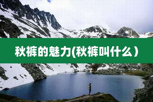 秋裤的魅力(秋裤叫什么）