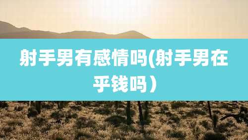 射手男有感情吗(射手男在乎钱吗）