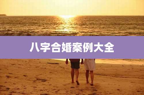 八字合婚案例大全
