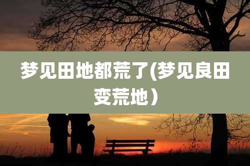 梦见田地都荒了(梦见良田变荒地）
