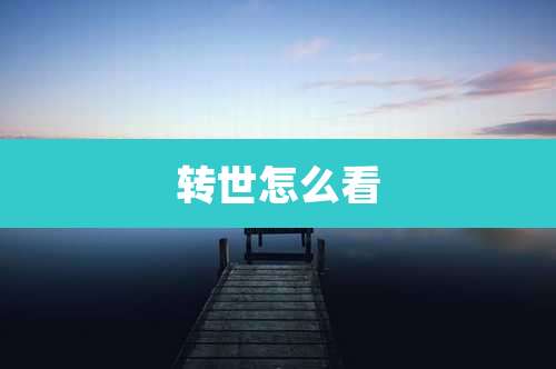转世怎么看