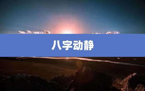 八字动静