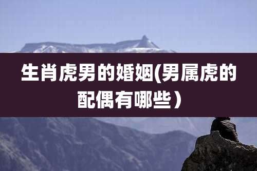 生肖虎男的婚姻(男属虎的配偶有哪些)