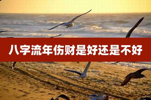 八字流年伤财是好还是不好