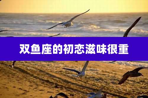 双鱼座的初恋滋味很重