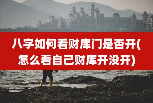 八字如何看财库门是否开(怎么看自己财库开没开)
