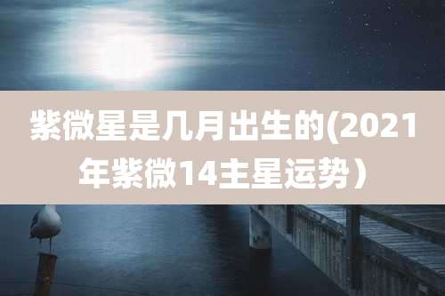紫微星是几月出生的(2021年紫微14主星运势）