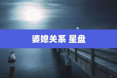婆媳关系 星盘