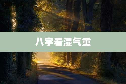 八字看湿气重