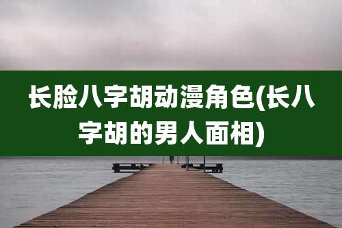 长脸八字胡动漫角色(长八字胡的男人面相)