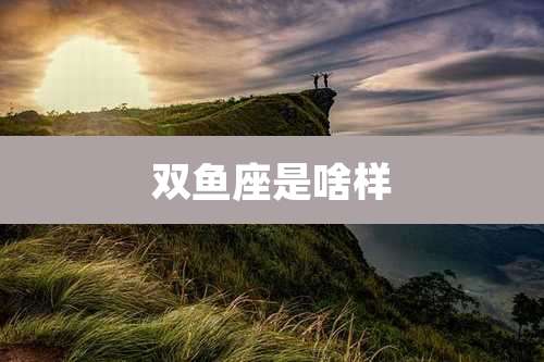 双鱼座是啥样