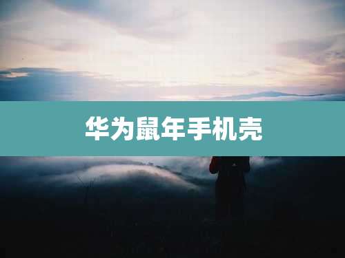 华为鼠年手机壳