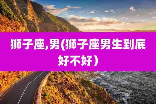 狮子座,男(狮子座男生到底好不好）