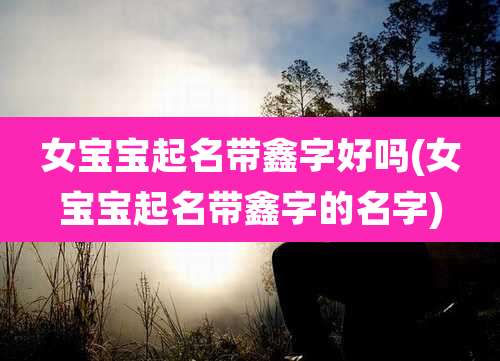 女宝宝起名带鑫字好吗(女宝宝起名带鑫字的名字)