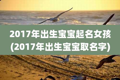 2017年出生宝宝起名女孩(2017年出生宝宝取名字)