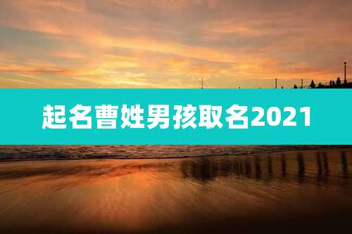 起名曹姓男孩取名2021