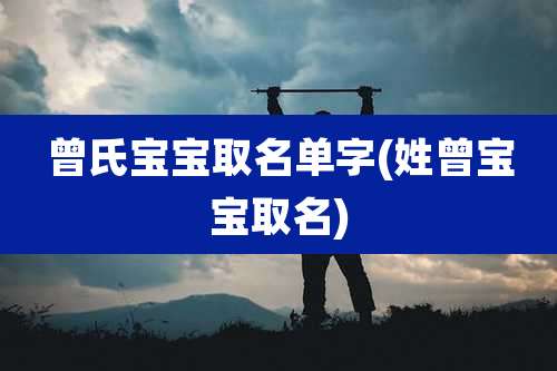 曾氏宝宝取名单字(姓曾宝宝取名)
