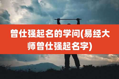 曾仕强起名的学问(易经大师曾仕强起名字)
