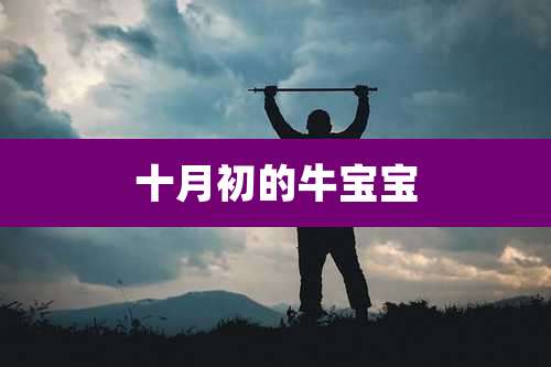 十月初的牛宝宝