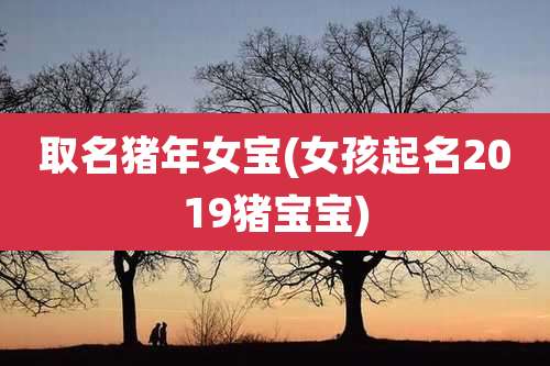 取名猪年女宝(女孩起名2019猪宝宝)