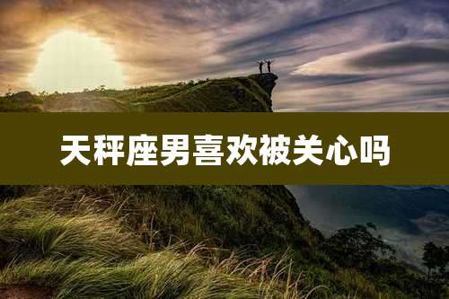 天秤座男喜欢被关心吗