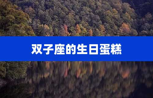 双子座的生日蛋糕