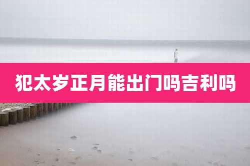 犯太岁正月能出门吗吉利吗
