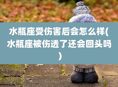 水瓶座受伤害后会怎么样(水瓶座被伤透了还会回头吗）