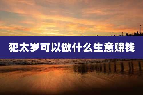 犯太岁可以做什么生意赚钱