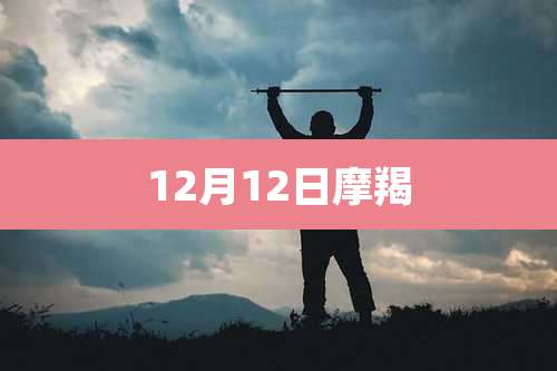 12月12日摩羯