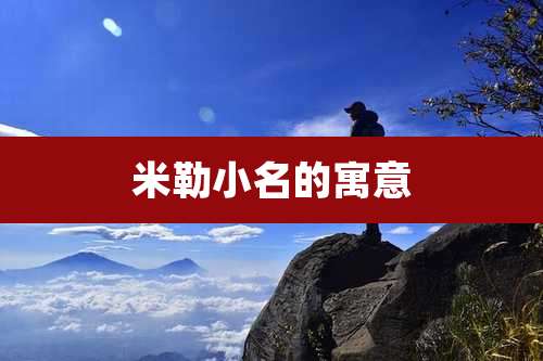 米勒小名的寓意