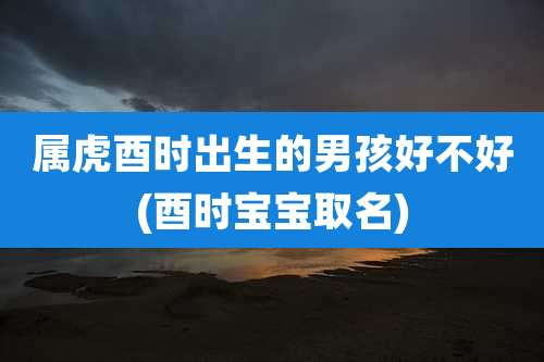 属虎酉时出生的男孩好不好(酉时宝宝取名)