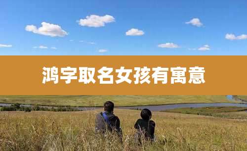 鸿字取名女孩有寓意
