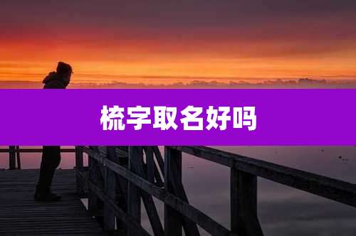 梳字取名好吗
