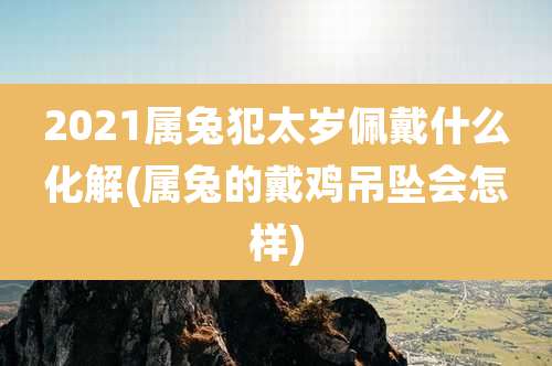 2021属兔犯太岁佩戴什么化解(属兔的戴鸡吊坠会怎样)