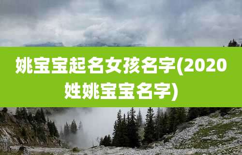 姚宝宝起名女孩名字(2020姓姚宝宝名字)