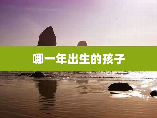 哪一年出生的孩子